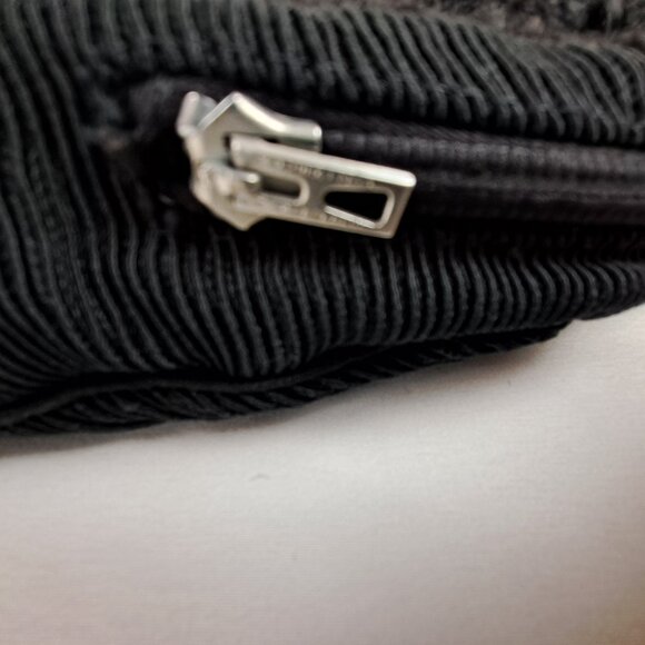 Vintage Persian Curly Lamb Muff w/ Waldes Zipper by Engel-Fetzer Cleveland OH - Picture 9 of 15